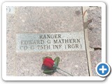 303 Co. G-Edward Mathern Ranger Brick